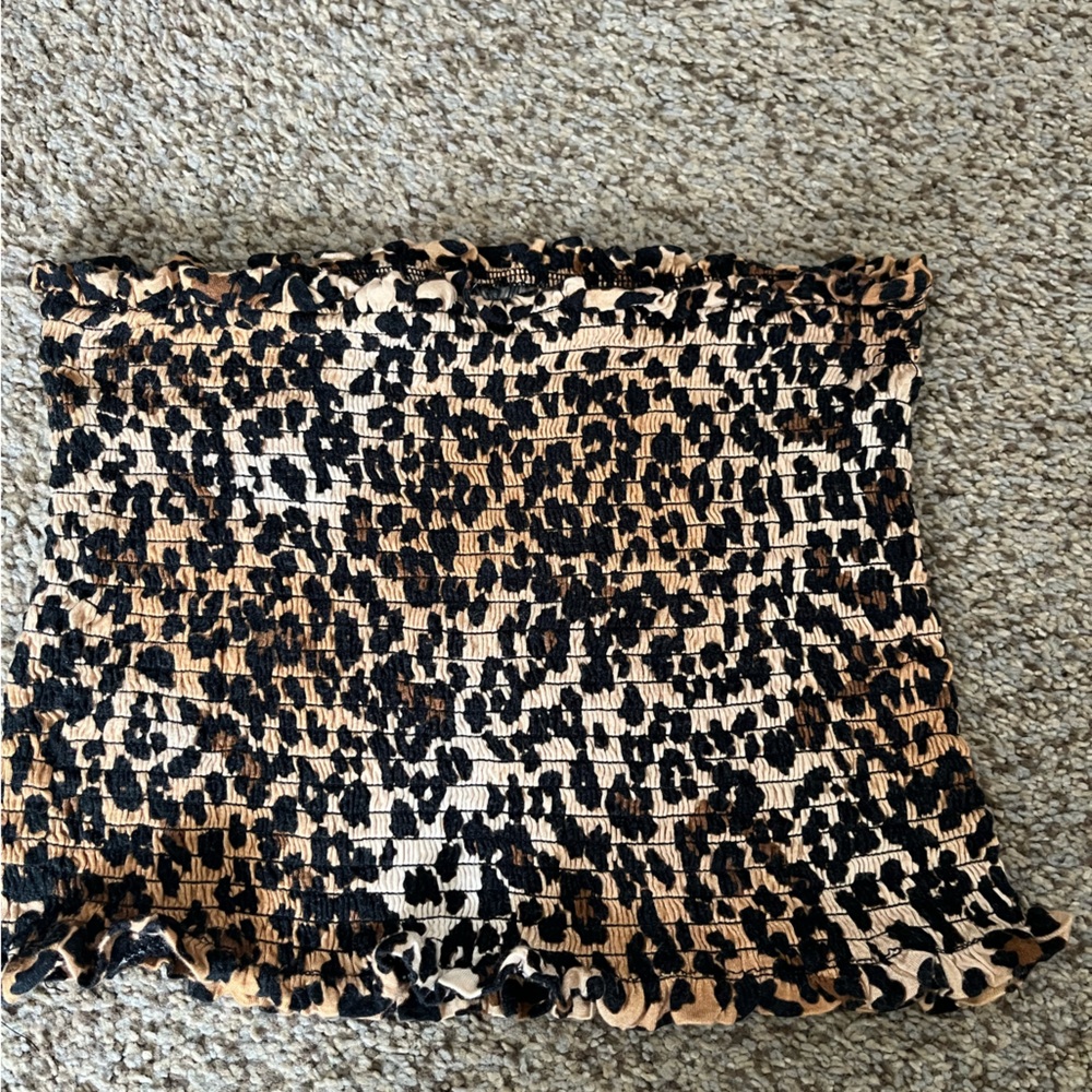 Heart & Hips leopard print tub top